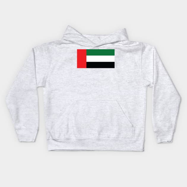 United Arab Emirates Kids Hoodie by Wickedcartoons